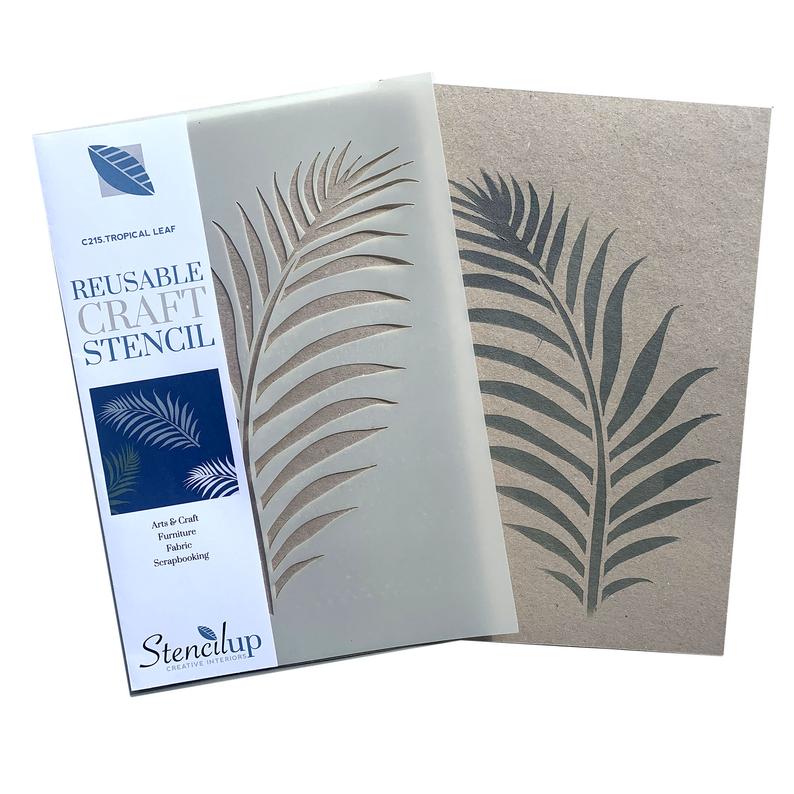 Monstera Stencil - Tropical Leaf Stencil Set- Tropical - Wall Stencil -  Reusable Stencil