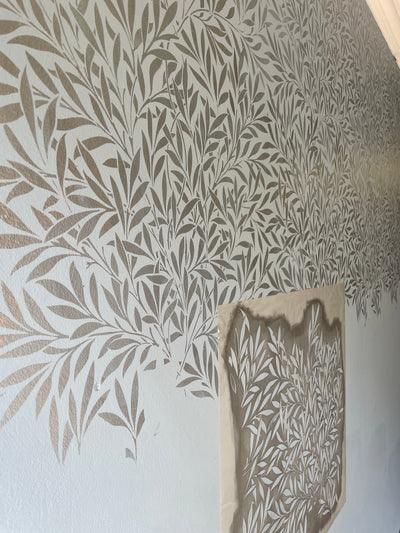 William Morris Willow Wall Stencil