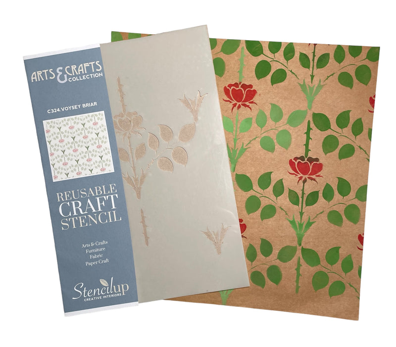 Voysey Briar Craft Stencil